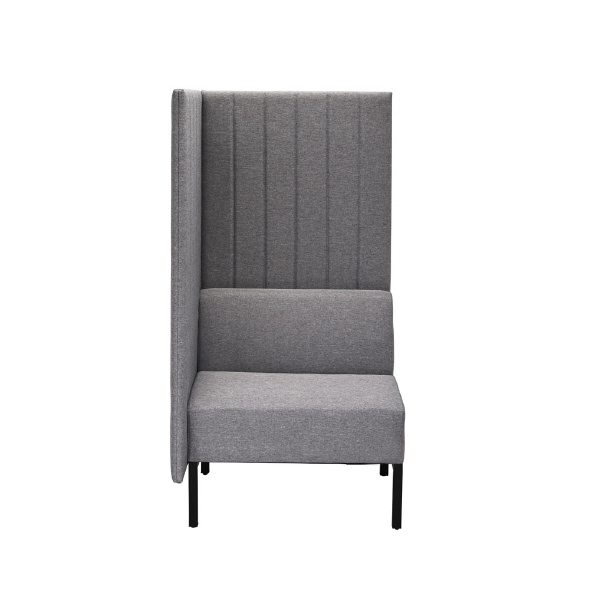 アール・エフ・ヤマカワ（株） カッコ ファブリックソファ 片側パネルタイプ RFFBS カッコ　ファブリックソファ　Ｗ７６０ RFFBS-7615LGK