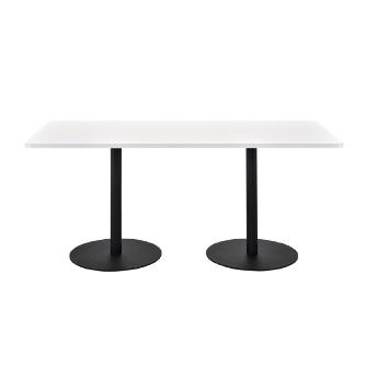 アール・エフ・ヤマカワ（株） リスタカフェテーブル RFRCT-1575 リスタ　カフェテーブル１５００×７５０ RFRCT-1575WH