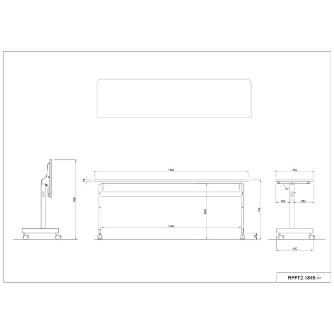 アール・エフ・ヤマカワ（株） シンプルフォールディングテーブルII RFFT2 シンプルフォールディングテーブルⅡ RFFT2-1845WH