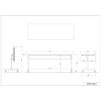 アール・エフ・ヤマカワ（株） シンプルフォールディングテーブルII RFFT2 シンプルフォールディングテーブルⅡ RFFT2-1860WH