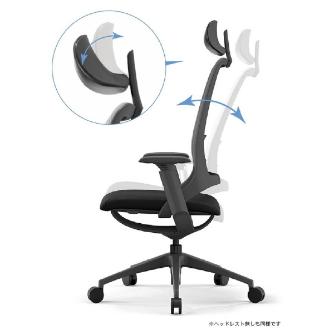 アール・エフ・ヤマカワ（株） ハグチェア可動肘ランバーヘッドレスト付 RFHUC ハグチェア　可動肘ランバーヘッドレスト付 RFHUC-001BK-GF-HR