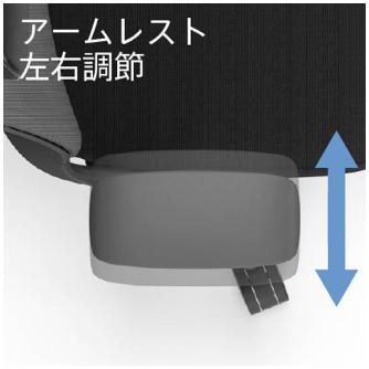 アール・エフ・ヤマカワ（株） ハグチェア可動肘ランバーヘッドレスト付 RFHUC ハグチェア　可動肘ランバーヘッドレスト付 RFHUC-001BK-GF-HR