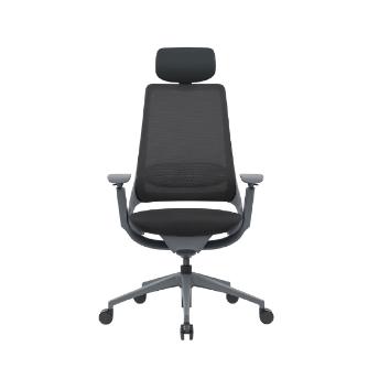 アール・エフ・ヤマカワ（株） ハグチェア可動肘ランバーヘッドレスト付 RFHUC ハグチェア　可動肘ランバーヘッドレスト付 RFHUC-001BK-GF-HR