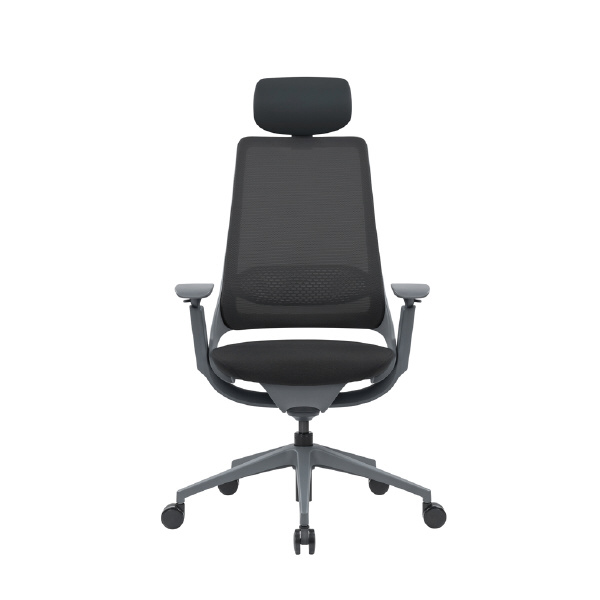 アール・エフ・ヤマカワ（株） ハグチェア可動肘ランバーヘッドレスト付 RFHUC ハグチェア　可動肘ランバーヘッドレスト付 RFHUC-001BK-GF-HR