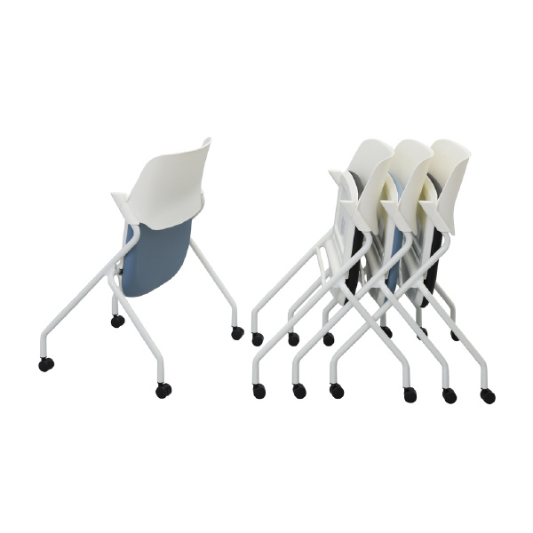 アール・エフ・ヤマカワ（株） SYネスティングチェア肘無しPVC RFC-SY ＳＹネスティングチェア　肘無し　ＰＶＣ RFC-SYPBK