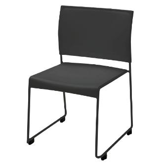 アール・エフ・ヤマカワ（株） ループ脚チェアBONUM BONUM ループ脚チェア　ＢＯＮＵＭ　ブラック BONUM-BLACK