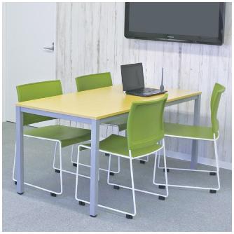 アール・エフ・ヤマカワ（株） ループ脚チェアBONUM BONUM ループ脚チェア　ＢＯＮＵＭ　グリーン BONUM-GREEN