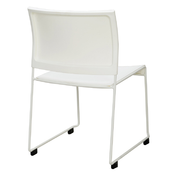 アール・エフ・ヤマカワ（株） ループ脚チェアBONUM BONUM ループ脚チェア　ＢＯＮＵＭ　ホワイト BONUM-WHITE