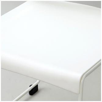 アール・エフ・ヤマカワ（株） ループ脚チェアBONUM BONUM ループ脚チェア　ＢＯＮＵＭ　ホワイト BONUM-WHITE