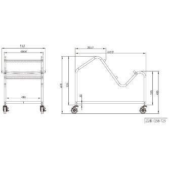 アール・エフ・ヤマカワ（株） BONUM用台車 QSB-T25 ＢＯＮＵＭ用台車 QSB-T25