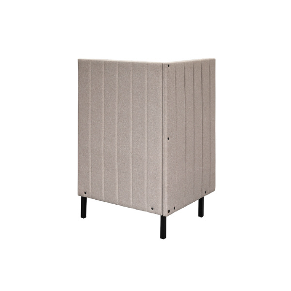 アール・エフ・ヤマカワ（株） カッコ ファブリックソファ 片側パネルタイプ RFFBS カッコ　ファブリックソファ　Ｗ７６０ RFFBS-7612BEK-NC