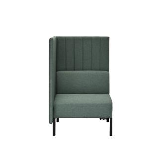 アール・エフ・ヤマカワ（株） カッコ ファブリックソファ 片側パネルタイプ RFFBS カッコ　ファブリックソファ　Ｗ７６０ RFFBS-7612GNK-NC