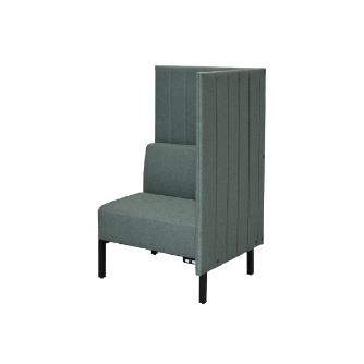 アール・エフ・ヤマカワ（株） カッコ ファブリックソファ 片側パネルタイプ RFFBS カッコ　ファブリックソファ　Ｗ７６０ RFFBS-7612GNK-NC