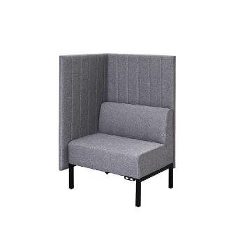 アール・エフ・ヤマカワ（株） カッコ ファブリックソファ 片側パネルタイプ RFFBS カッコ　ファブリックソファ　Ｗ７６０ RFFBS-7612LGK-NC