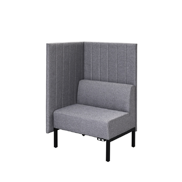 アール・エフ・ヤマカワ（株） カッコ ファブリックソファ 片側パネルタイプ RFFBS カッコ　ファブリックソファ　Ｗ７６０ RFFBS-7612LGK-NC