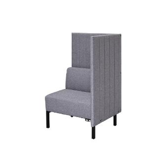 アール・エフ・ヤマカワ（株） カッコ ファブリックソファ 片側パネルタイプ RFFBS カッコ　ファブリックソファ　Ｗ７６０ RFFBS-7612LGK-NC