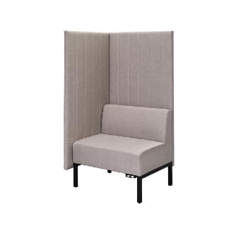 アール・エフ・ヤマカワ（株） カッコ ファブリックソファ 片側パネルタイプ RFFBS カッコ　ファブリックソファ　Ｗ７６０ RFFBS-7615BEK-NC