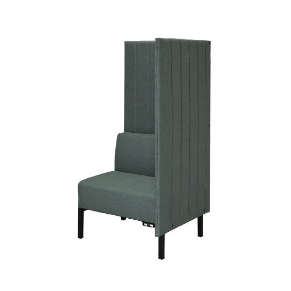 アール・エフ・ヤマカワ（株） カッコ ファブリックソファ 片側パネルタイプ RFFBS カッコ　ファブリックソファ　Ｗ７６０ RFFBS-7615GNK-NC