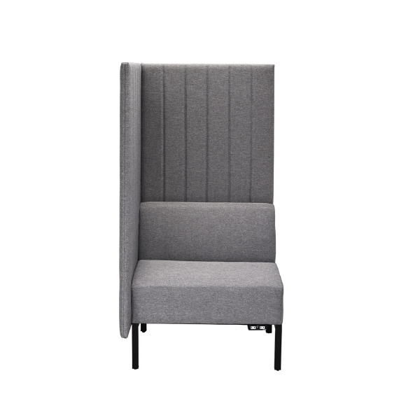 アール・エフ・ヤマカワ（株） カッコ ファブリックソファ 片側パネルタイプ RFFBS カッコ　ファブリックソファ　Ｗ７６０ RFFBS-7615LGK-NC