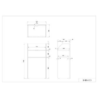 アール・エフ・ヤマカワ（株） 演説台 SHEN 演説台　ダーク SHEN-DB2
