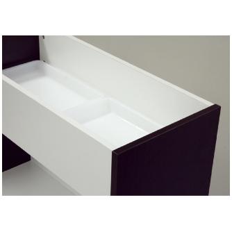 アール・エフ・ヤマカワ（株） 木製プランターシェルフ SHPLS 木製プランターシェルフ　ダークⅡ SHPLS-DB2WH