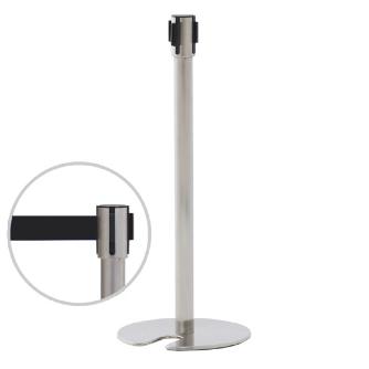 アール・エフ・ヤマカワ（株） ポールパーテーション Sタイプ RFPP ポールパーテーション　ＳタイプⅡブラック RFPP-BKST2