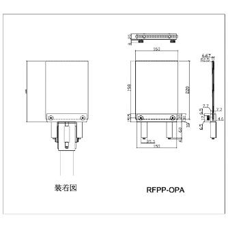 アール・エフ・ヤマカワ（株） ポールパーテーション オプション案内板 RFPP ポールパーテーション　オプション案内板 RFPP-OPA