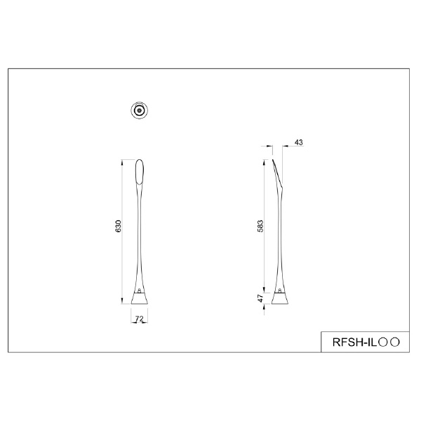 アール・エフ・ヤマカワ（株） スピッロ レオナルドデザイン靴べら RFSH スピッロ　レオナルドデザイン靴べら RFSH-IL