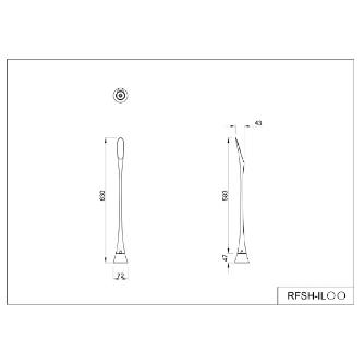 アール・エフ・ヤマカワ（株） スピッロ レオナルドデザイン靴べら RFSH スピッロ　レオナルドデザイン靴べら RFSH-ILDW