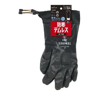ショーワグローブ（株） 防寒テムレス カフ(タグ付) NO284KF 防寒テムレス　カフ（タグ付）ＬＬサイズ NO284KF-LL ﾌﾞﾗｯｸ