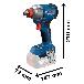 ボッシュ（株） コードレスインパクトドライバー(インパクトレンチ兼用) コードレスインパクトドライバー本体のみ GDX18V-285H