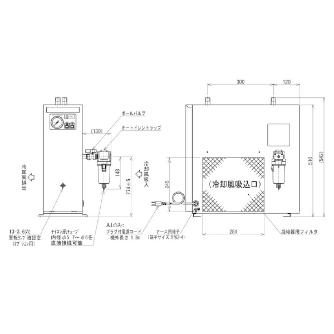 オリオン機械（株） ノンフロンエアードライヤー RAX ノンフロンエアードライヤー RAX6J-RA-A1