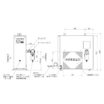 オリオン機械（株） ノンフロンエアードライヤー RAX ノンフロンエアードライヤー RAX3J-SERA-A2
