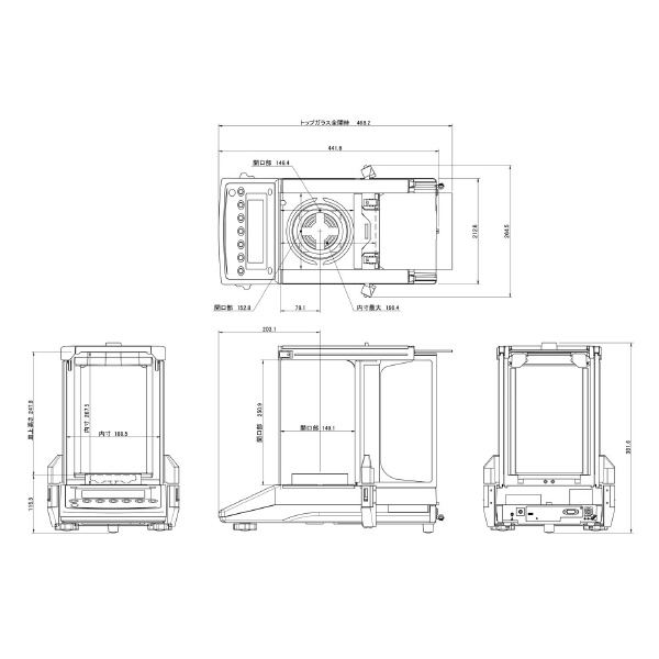 （株）エ－・アンド・デイ 分析用電子天秤 BH 分析用電子天秤 BH225D