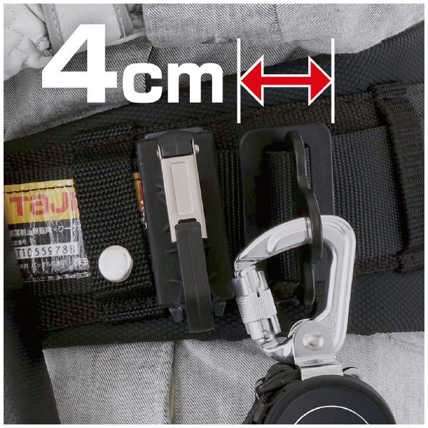 （株）ＴＪＭデザイン 胴ベルト用ランヤード B1KR 胴ベルト用ランヤード B1KR150FA-CL4