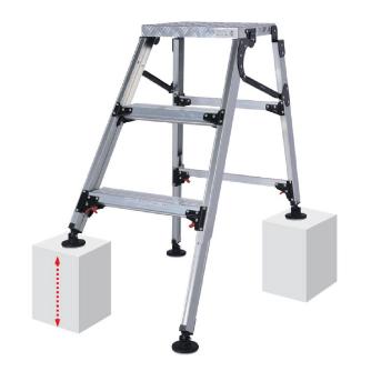 ＹＡＭＡＺＥＮ 伸縮式作業台 Adjust-age YH-AJS 伸縮式作業台　Ａｄｊｕｓｔ－ａｇｅ YH-AJS3