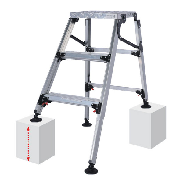 ＹＡＭＡＺＥＮ 伸縮式作業台 Adjust-age YH-AJS 伸縮式作業台　Ａｄｊｕｓｔ－ａｇｅ YH-AJS3