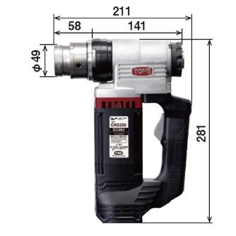 ＴＯＮＥ（株） 1次締め専用レンチ 建方1番(トルシアボルト用) CKS-BTL コードレス建方１番（バッテリーレス） CKS250-BTL