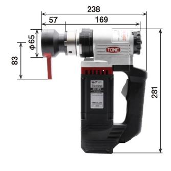 ＴＯＮＥ（株） 1次締め専用レンチ 建方1番 CKR-BTL コードレス建方１番 CKR250-BTL