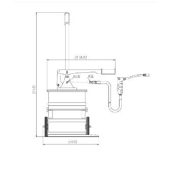 （株）ヤマダコーポレーション ハンドバケットポンプ SK グリース用ハンドバケットポンプ SK-700