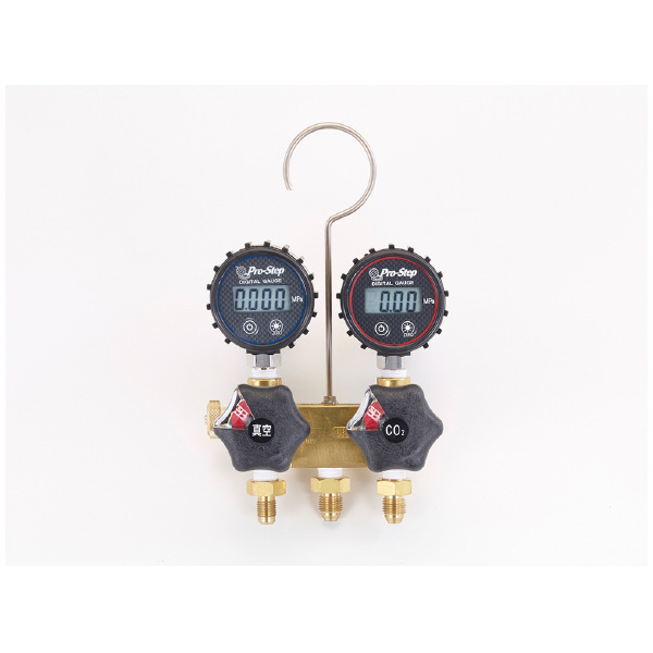 （株）イチネンＴＡＳＣＯ CO2デジタルマニホールド TA128M-1 ＣＯ２　デジタルマニホールド TA128M-1