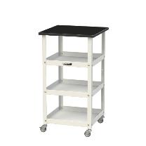 山金工業（株） 天板付きラボワゴンH825 棚板3枚仕様 LKTCM