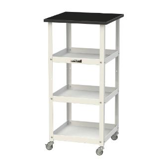 山金工業（株） 天板付きラボワゴンH950 棚板3枚仕様 LKTCH ＬＡＢシリーズ天板付ラボワゴン　Ｈ９５０ LKTCH-4545T3BKW