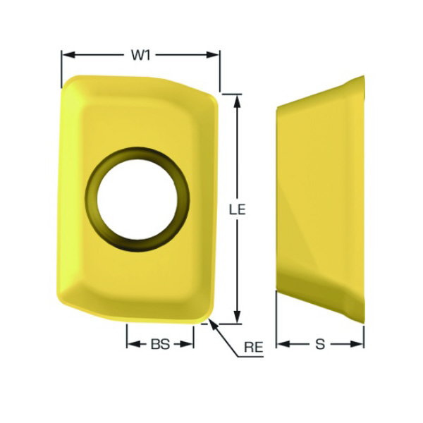 サンドビック（株） コロミル MS20チップ 【C】 MS20-10T コロミル　ＭＳ２０チップ　【Ｃ】 MS20-10T316M-M20 S40T
