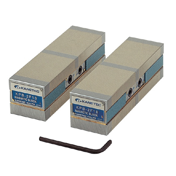 カネテック（株） 両面吸着永磁ブロック KPB 両面吸着永磁ブロック KPB-2F18(2ｺ)