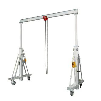 （株）スーパーツール アルミ製ポータブル門型クレーン(伸縮型) アルミ製ポータブル門型クレーン（伸縮型） PMC2000AN