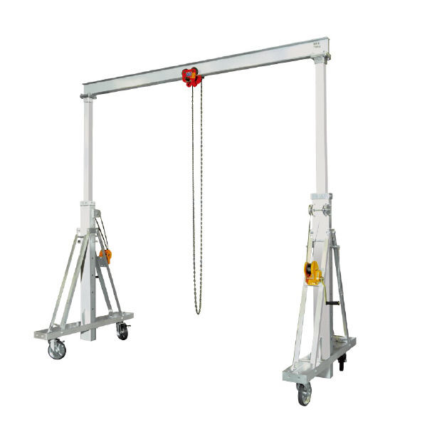 （株）スーパーツール アルミ製ポータブル門型クレーン(伸縮型) アルミ製ポータブル門型クレーン（伸縮型） PMC2000AN