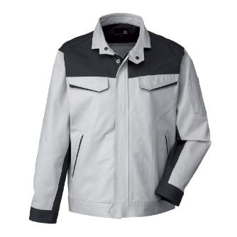 日新被服（株） 長袖ジャンパー(ツートン薄地) R5561-40 長袖ジャンパー（ツートン薄地） R5561-40-4L ｼﾙﾊﾞｰ