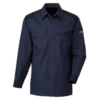 日新被服（株） 長袖シャツ(薄地) R5641-02 長袖シャツ（薄地） R5641-02-LL ﾈｲﾋﾞｰ