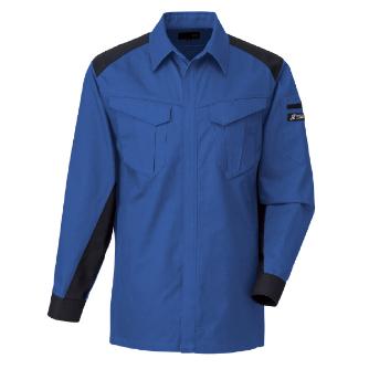 日新被服（株） 長袖シャツ(薄地) R5641-30 長袖シャツ（薄地） R5641-30-6L ﾌﾞﾙｰ